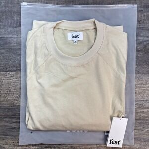 Feat‎ Roam Crewneck Sweatshirt Oatmilk Unisex Sz Medium NEW
